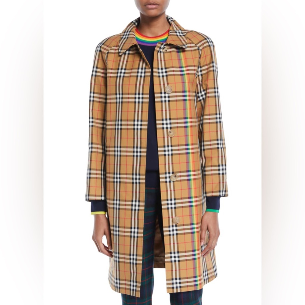 Burberry Check Trench Coat - Picture 16 of 16